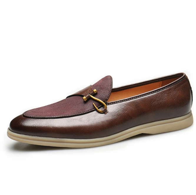 up-4983r Casual Shoes Men New Style 2024 Slip on Walkiing Style Sport Office Shoes 46size