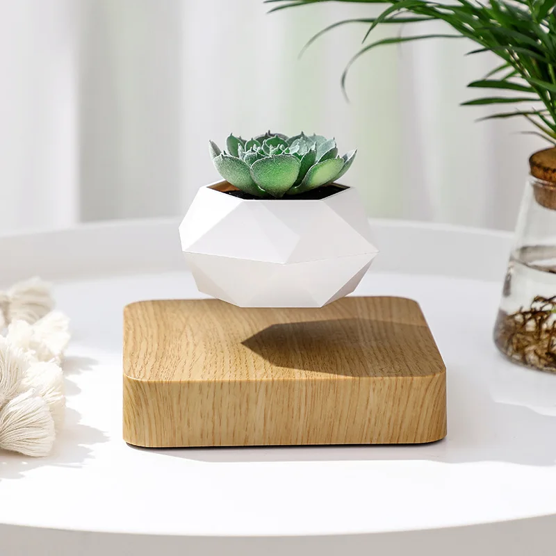 Magnetic Levitating Flower Pot Levitating Plant Pot for Plants Bonsai Planter Electric DIY flower pot suspension