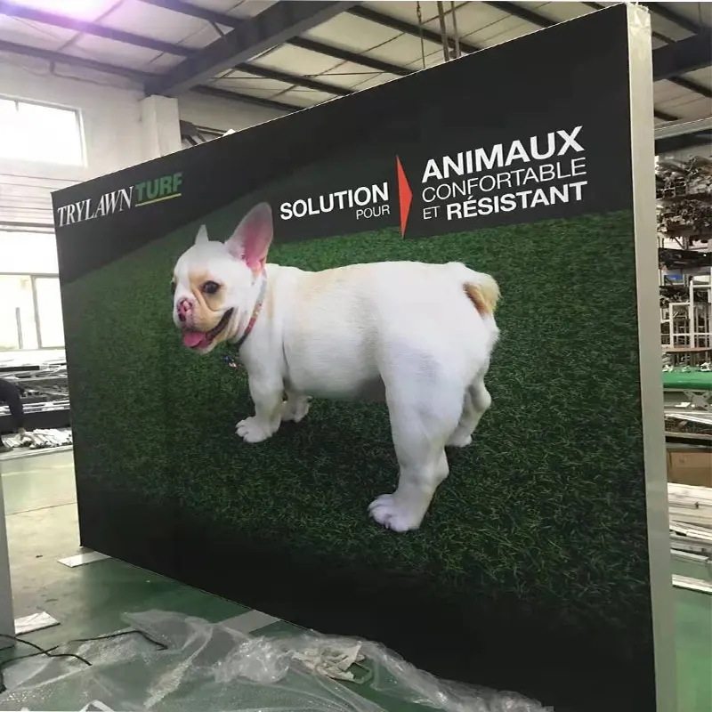 Trade Show Exhibition Displays Backlit  Led Advertising  Textile SEG Portable  Light Box