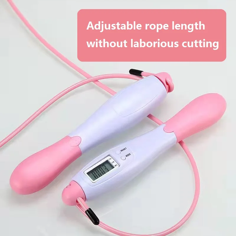Custom Professional Fitness Weight Loss Smart Skipping Jump Rope Counter Speed Digital Skip Rope Cordless Skipping Rope