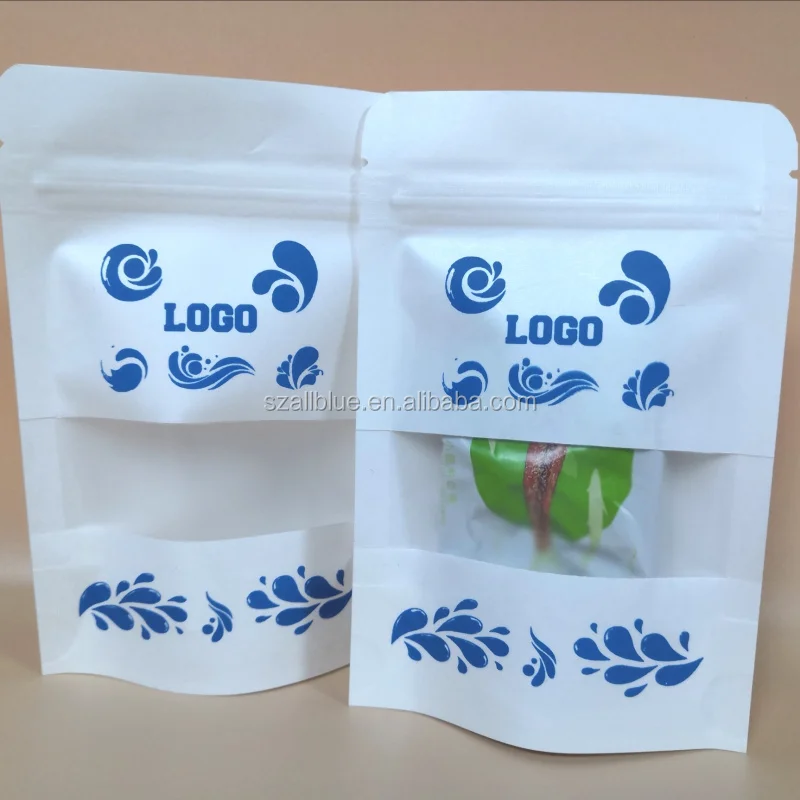 
New arrival clear window on front 1000g coffee eyelashes hologram 245g cookies packaging plastic bag 