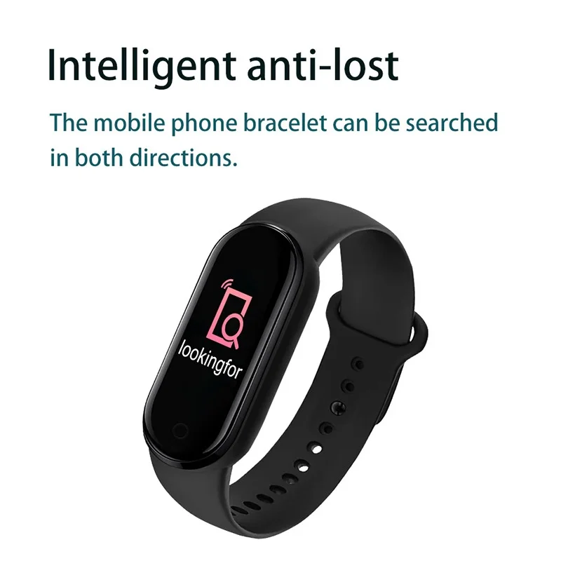 2021 New M6 Smart Watch Fitness Tracker Heart Rate Blood Pressure Monitor Color Screen Bracelet Ip67 Waterproof M6 Smart Band