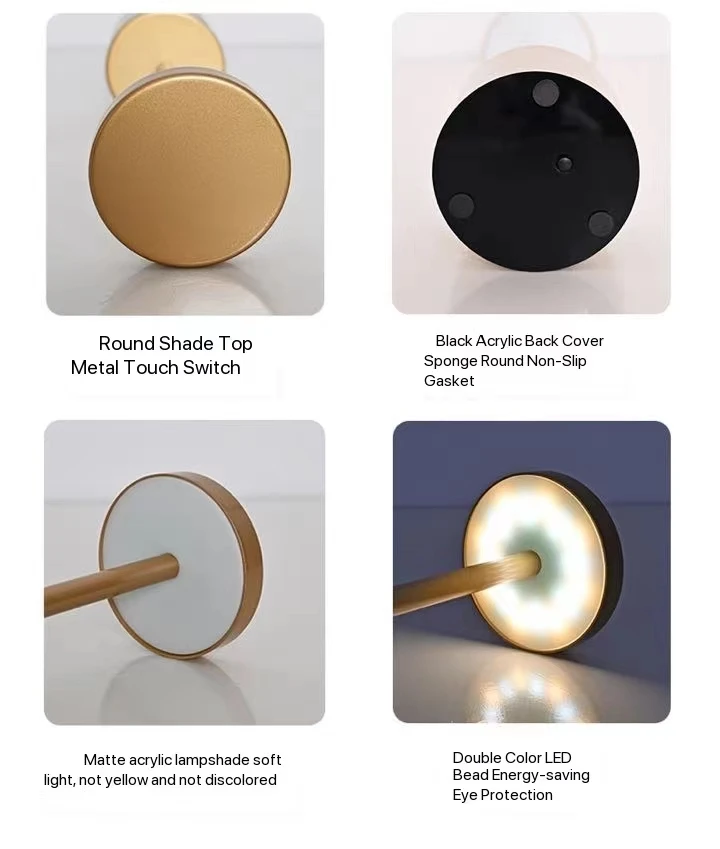 Настольная светодиодная аккумуляторная настольная