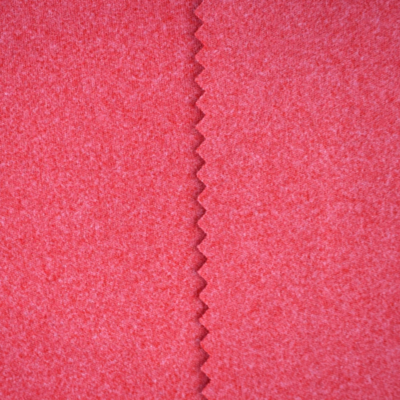 Удобная катионная двухсторонняя ткань из полиэстера и спандекса с начесом для теплого термобелья