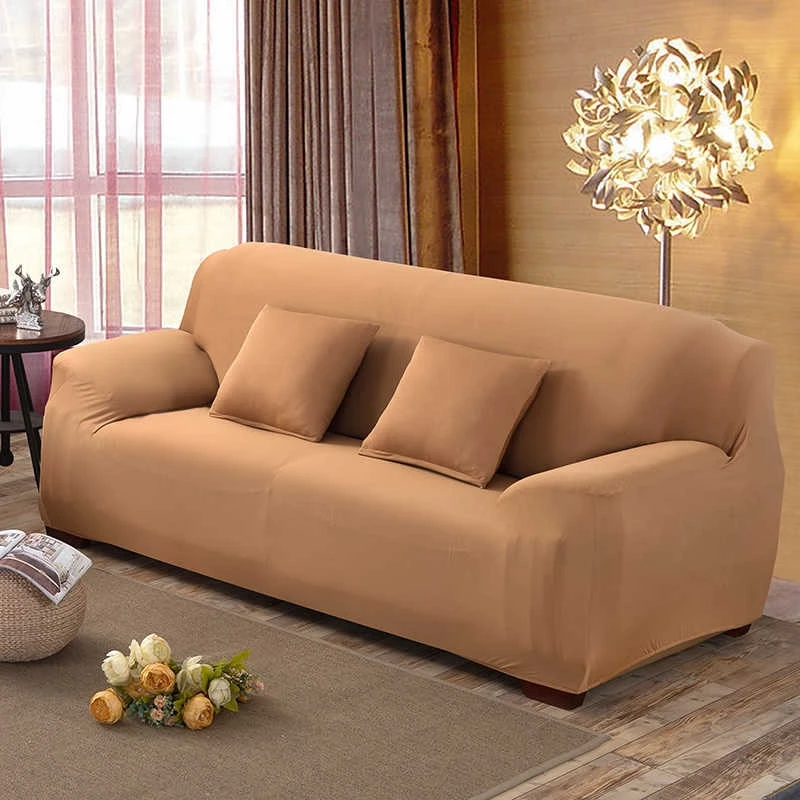 
Multi-color Soft Protective Sofa Covers For Furniture Sectional Sofas Couch Cover Fitted Slip Sofa Cover 