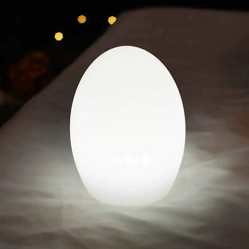 OEM Modern Top Atmosphere Lamp Home Decor Egg-Shaped Cordless Magnetic Suction Charging Portable Decorative Garden Table Lamp