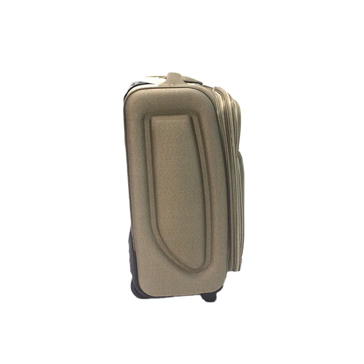 Wholesale Large Capacity 100% Polyester Fabric Lining Ultra Lightweight 4 Wheels Trolley Luggage Bags Suitcase