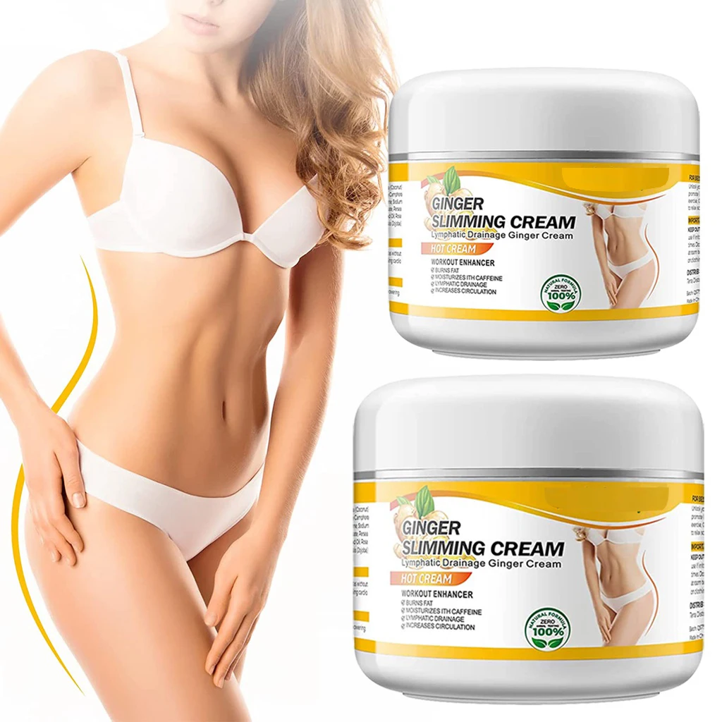 Ginger Hot Cream,Body Slimming Fat Burning Cream,Weight Loss Anti-Cellulite Slimming Cream Gel