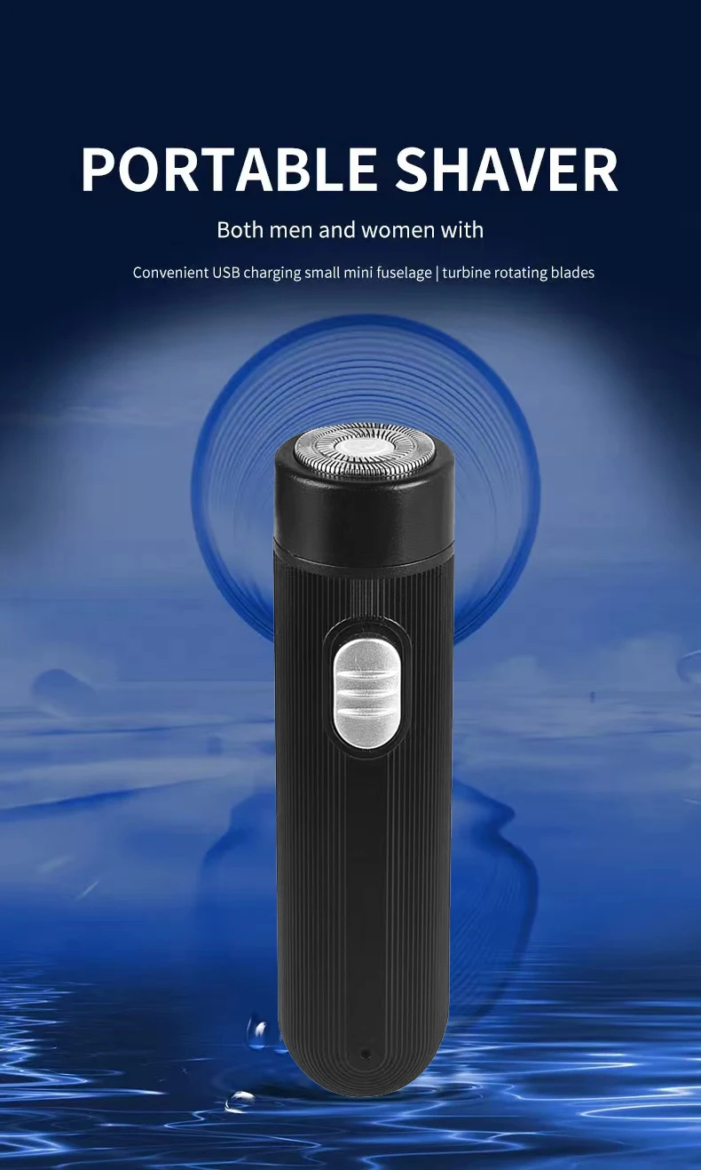 Pocket Size USB Rechargeable Wet and Dry Men Razor Painless Mini Portable Electric Shaver