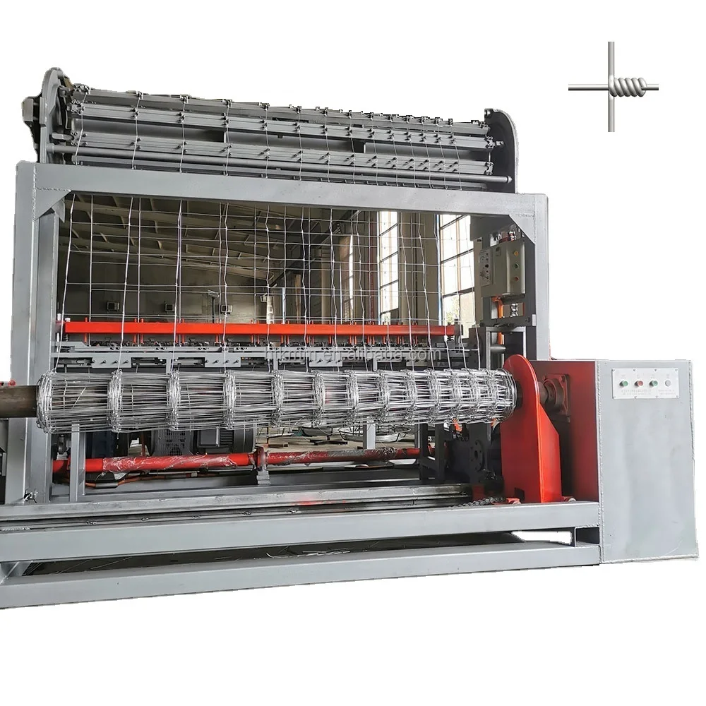China manufacturer high speed fully automatic hinge joint grassland fence making machine for sale