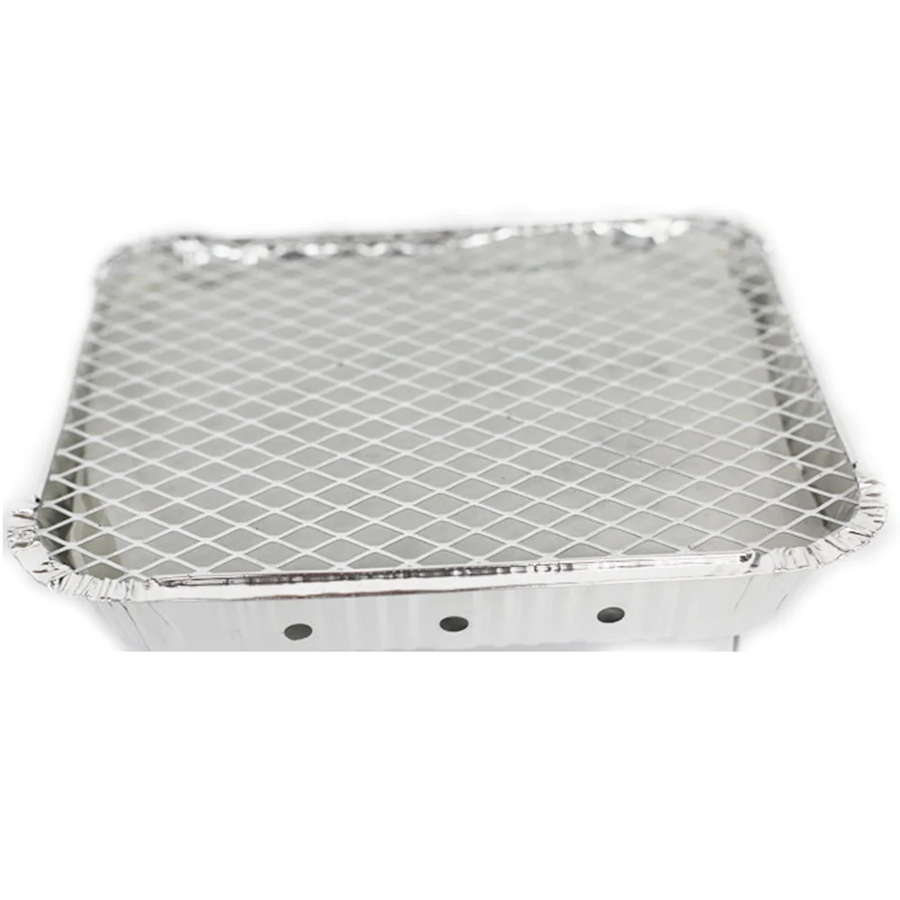 Commercial One Time Use Burn Oven Aluminium Foil BBQ Instant Grill Ready to Use for Outdoor Camping