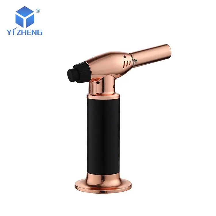 Portable Adjustable Flame Creme Brulee Butane Gas Culinary Cooking Torch Smoking Lighter