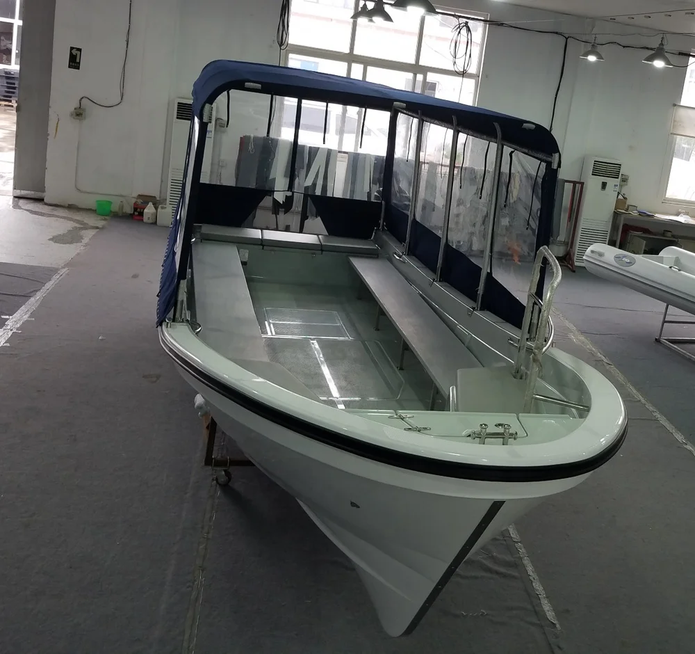25 футов FRP мощная лодка Китай стекловолоконное коммерческое водное такси для продажи