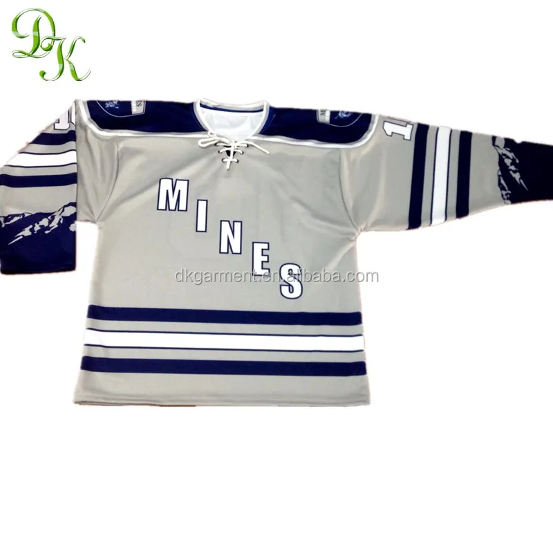 Wholesale Custom Design Hockey Jersey Ice Hockey Wear Sublimation Shirts & Tops Sportswear Customize Team Name for Adults