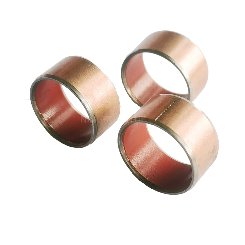 high quality hardened brass bushing, brass bushing rod,PTFE Composite Oilless Slide Bearing Self-lubricating Bushings
