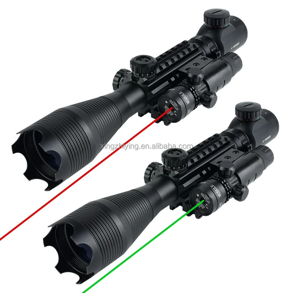 Hot Sale Scope 4-16x50eg Scope Optics Red Green Illuminated Reticle Scopes For Hunting Fit 20mm