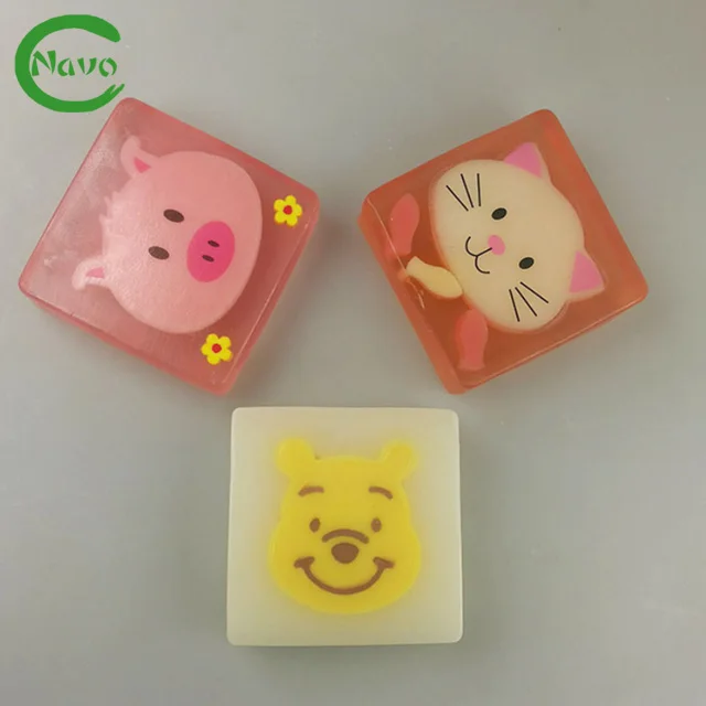 customized children cartoon bath soap animal handmade soap moisturizing essential oil soap