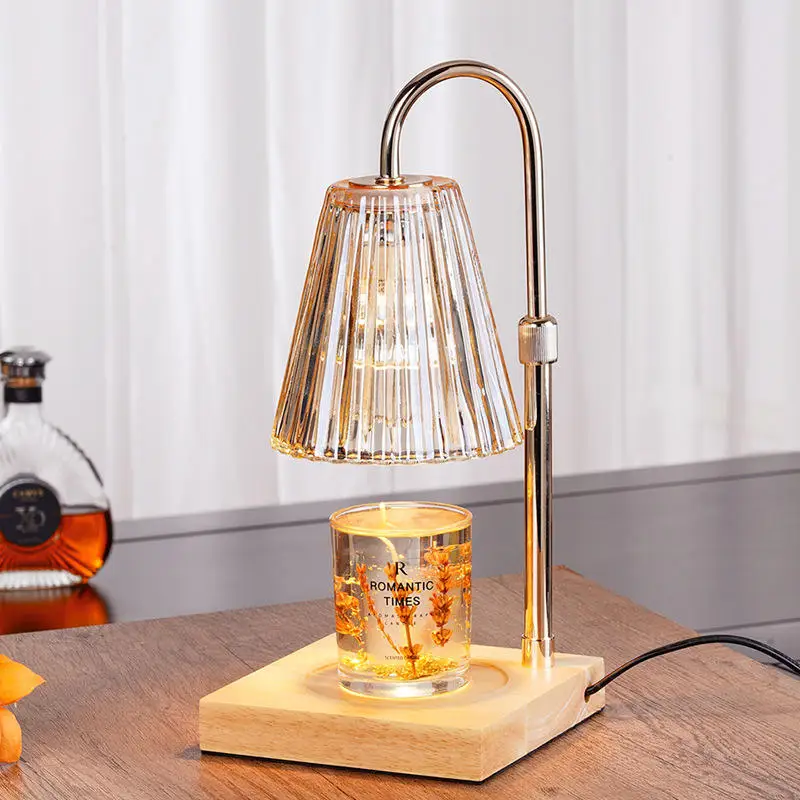 Hot Retro Lantern Wax Candle Melting Warmer Light Glass Aromatherapy Burner Fragrance Candle Warmer Lamp Heater Lamp for Bedroom