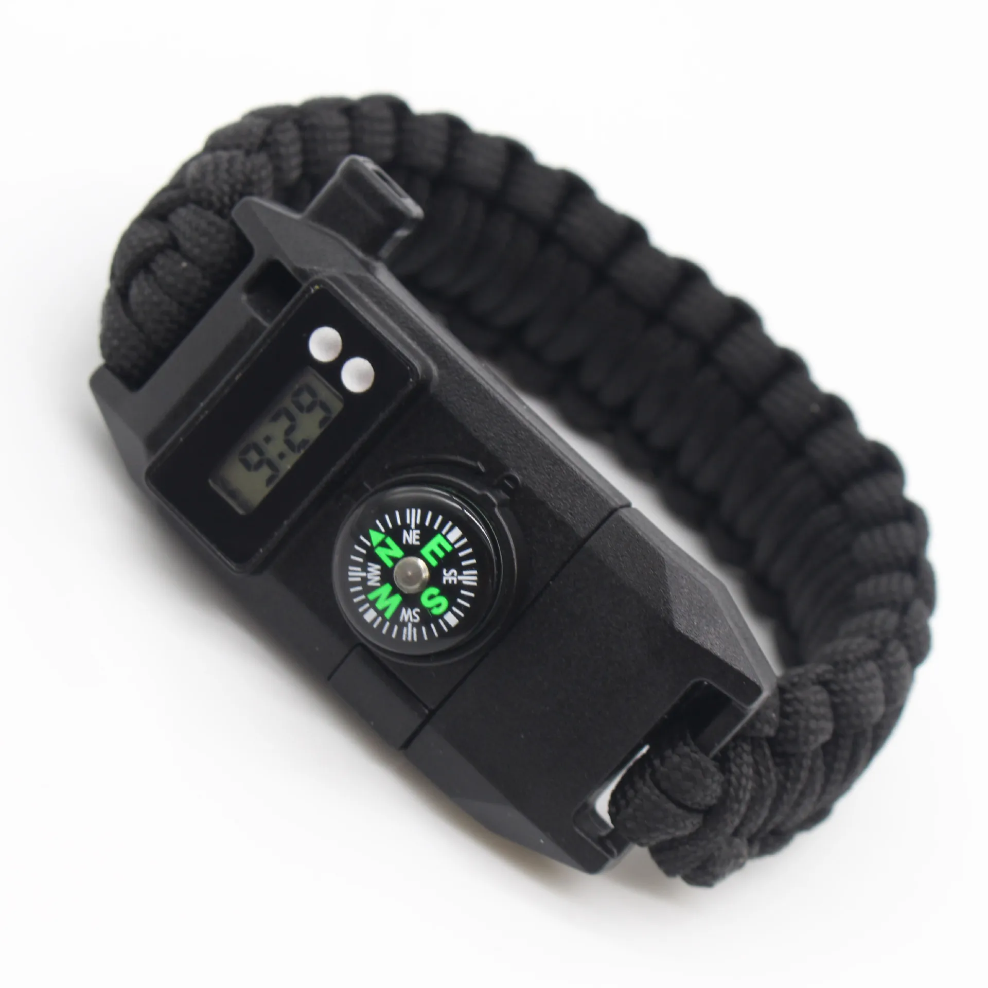 7 In 1 Paracord Survival Outdoor Bracelet Multifunction Tactical Emergency Camping Rescue EDC Bracelets Escape Wrist Strap