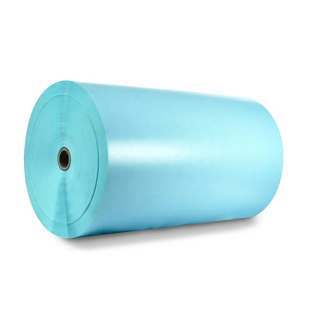 White Blue Yellow Glassine Silicone Release Paper Rolls Suppliers Silicone Coating Paper Roll Silicone Paper Jumbo Roll