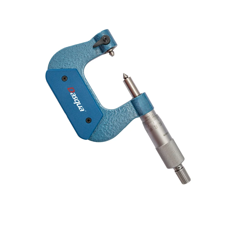 Dasqua 0-25mm Non-Rotating Spindle Type External Thread Micrometer