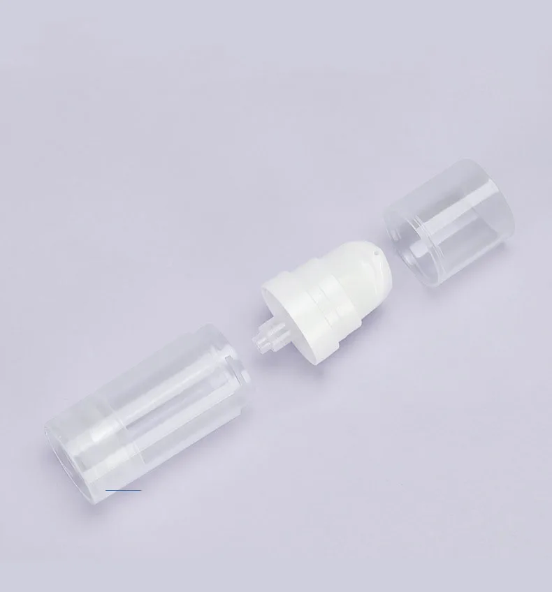 50ml Cosmetic Airless Bottle Transparent Lotion Cream Essence  Bottle AS Lotion Cream Liquid Spray Travel Dispensing Container