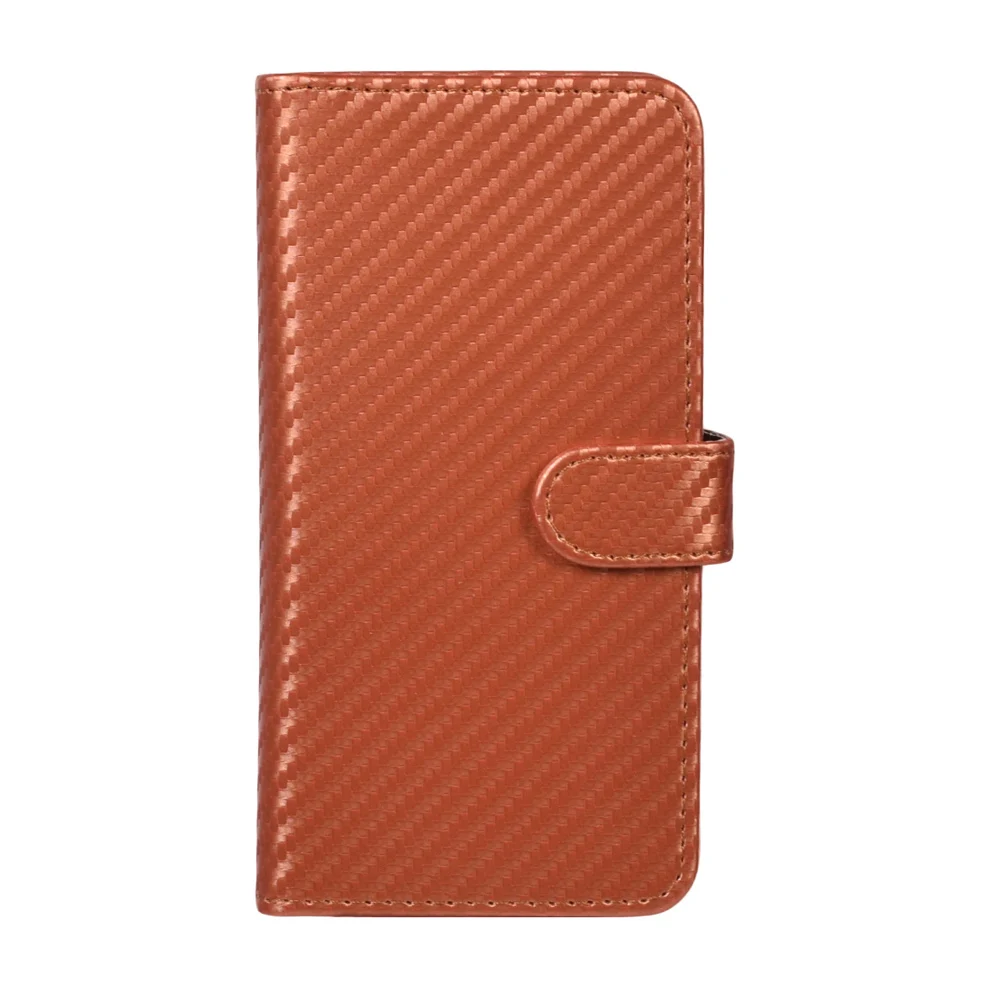 Phone Case For Realme X2 Pro Carbon Fiber Universal PU Leather Case Flip Book Phone case Cover