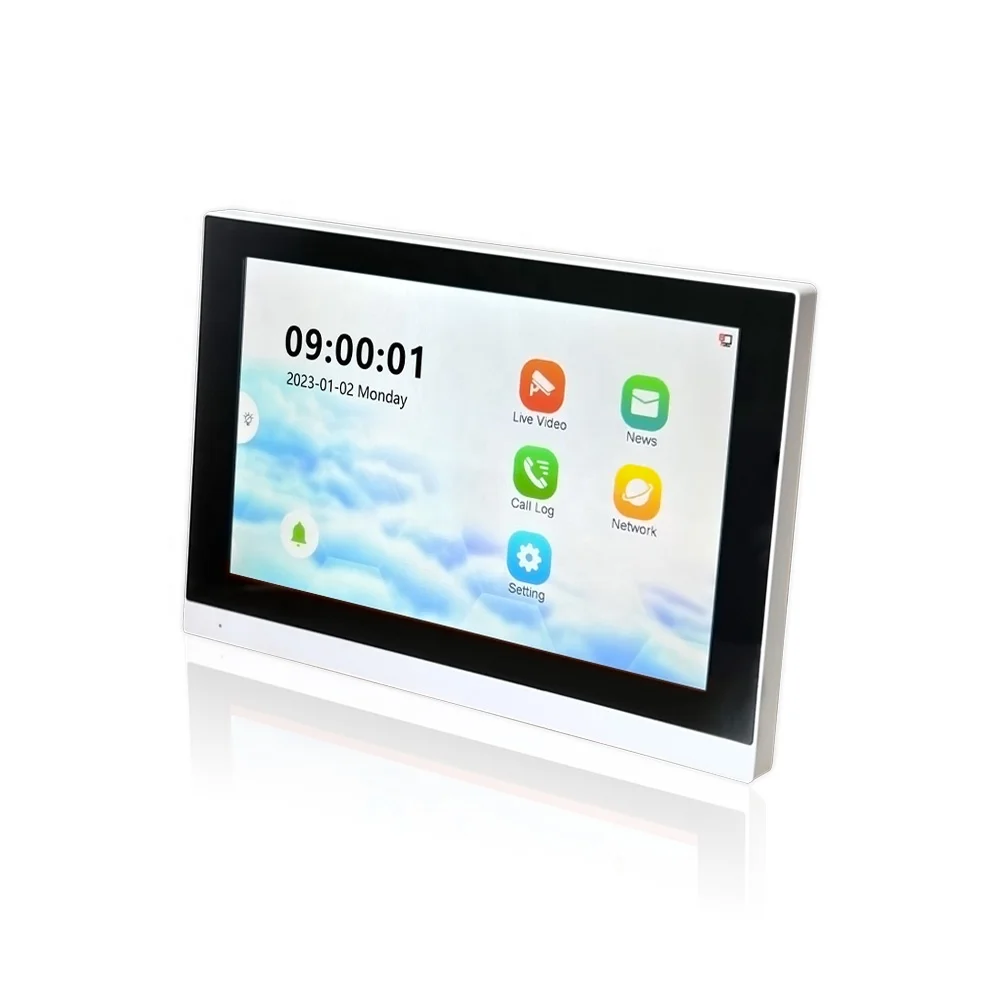 7 inch Touch screen video intercom system with face access control terminal and IP Camera VI01