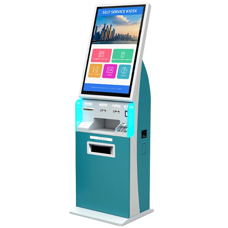 Touch Screen Self Service Kiosk Self Service Kiosk Rfid Terminal Document Printing Kiosk
