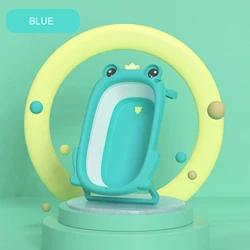 Colorful Save Space High Quality Foldable Babies Bathing Bathtub Set