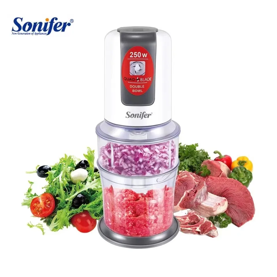 Sonifer SF-8051 домашнего использования 400 Вт -- популярная уникальная известная марка Многофункциональный Овощной Мясорубка еда Электрический репчатый