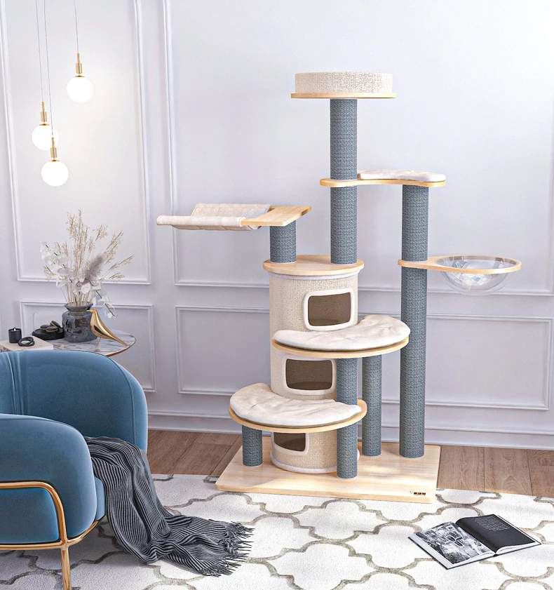 Supply Quality Wholesale Fashion Design cat trees for large cats