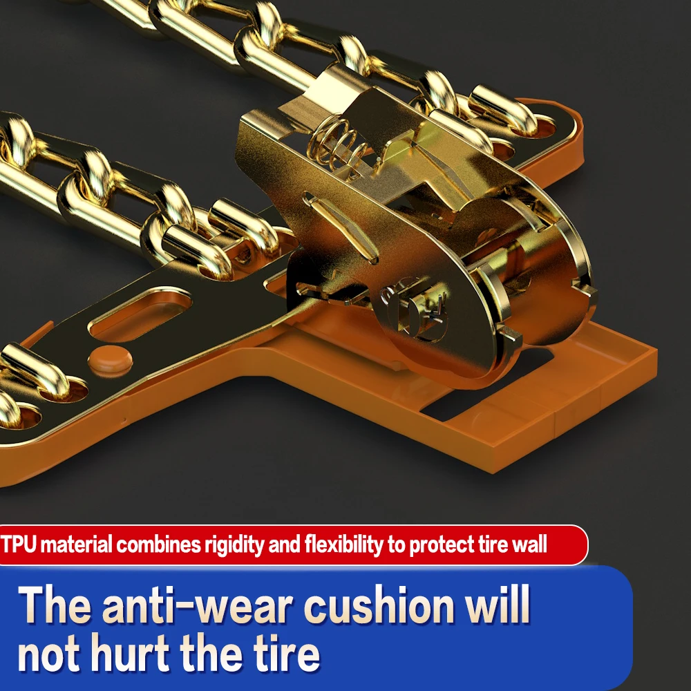 Car snow chain Auto Emergency Tool  for car tires