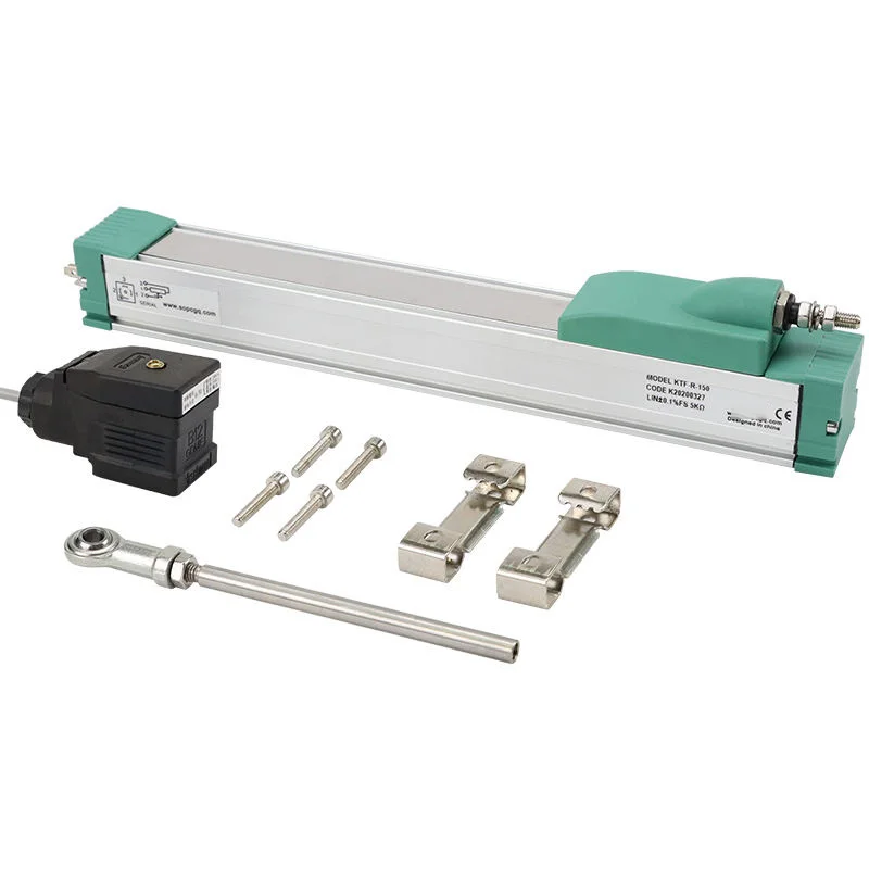 Long Stroke Sensor 300mm Ktf Slider Displacement Sensor Slide Potentiometer Linear Transducer With Rod End Joint