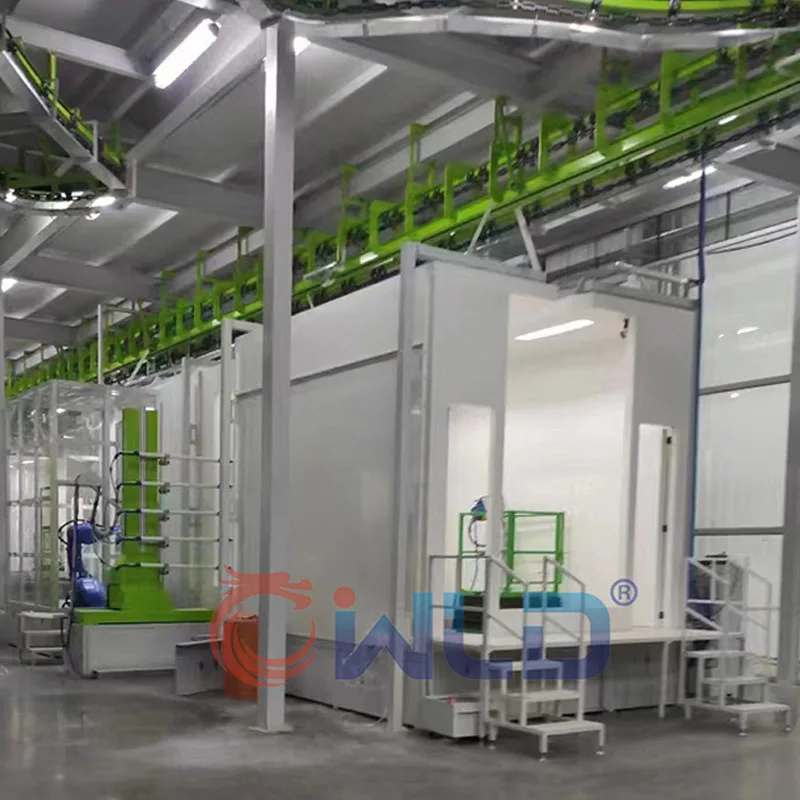 Robot Spraying Full Automatic Painting System Powder Coating Line