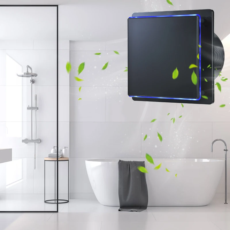 2023 горячая Распродажа по Заводской Цене тихий вытяжной вентилятор для ванной с подсветкой лучший умный OEM/ODM