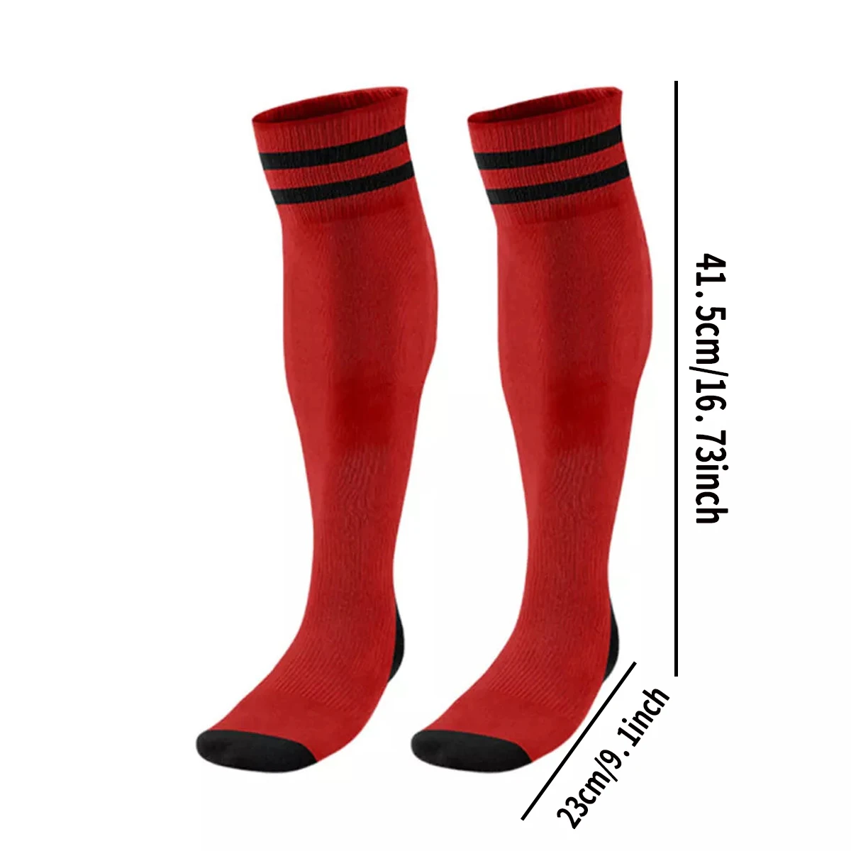 2024 New Products Good Quality Adult Breathable Soccer Socks Chinlon Material Popular High Quality Football Socks