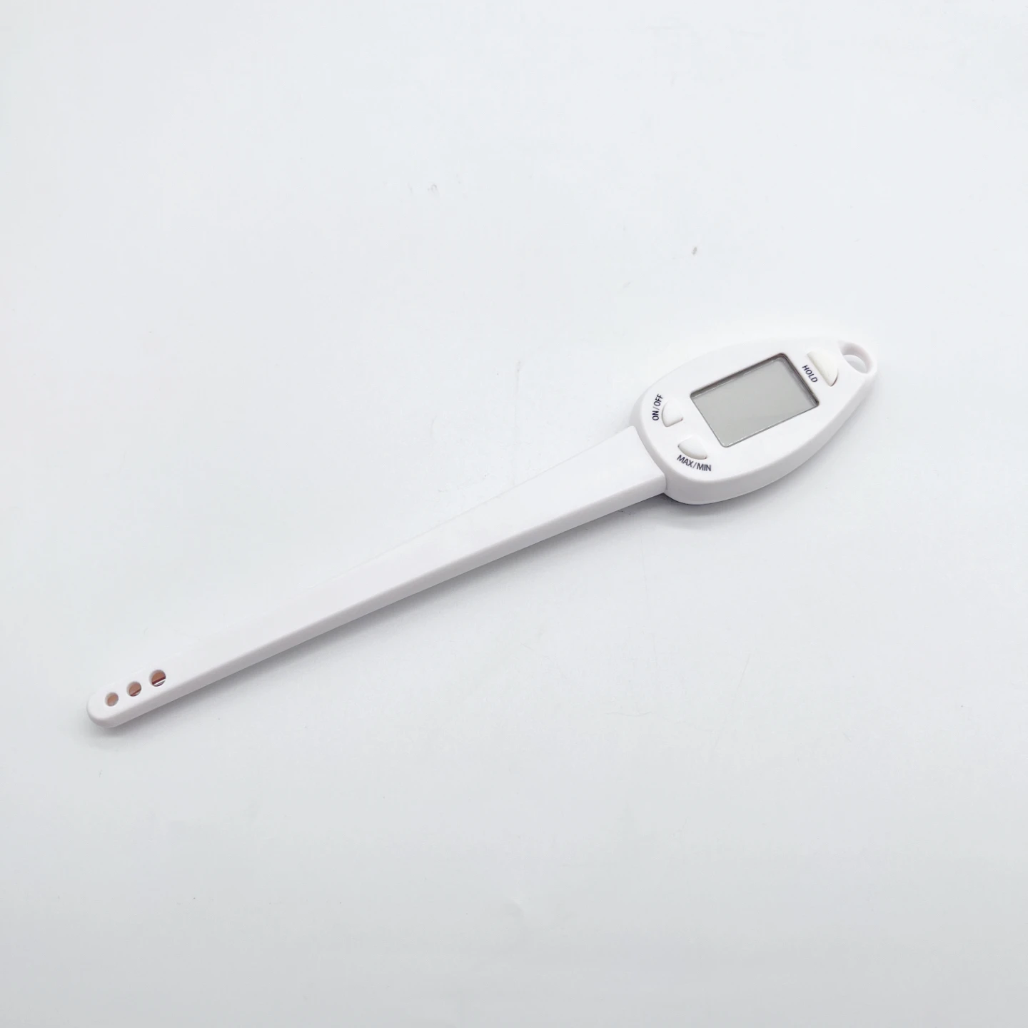 Заводской OEM ODM цифровой термометр для мяса барбекю белый большой ЖК-дисплей IP67 еды макс мин память 3 года Срок службы батареи широкий диапазон
