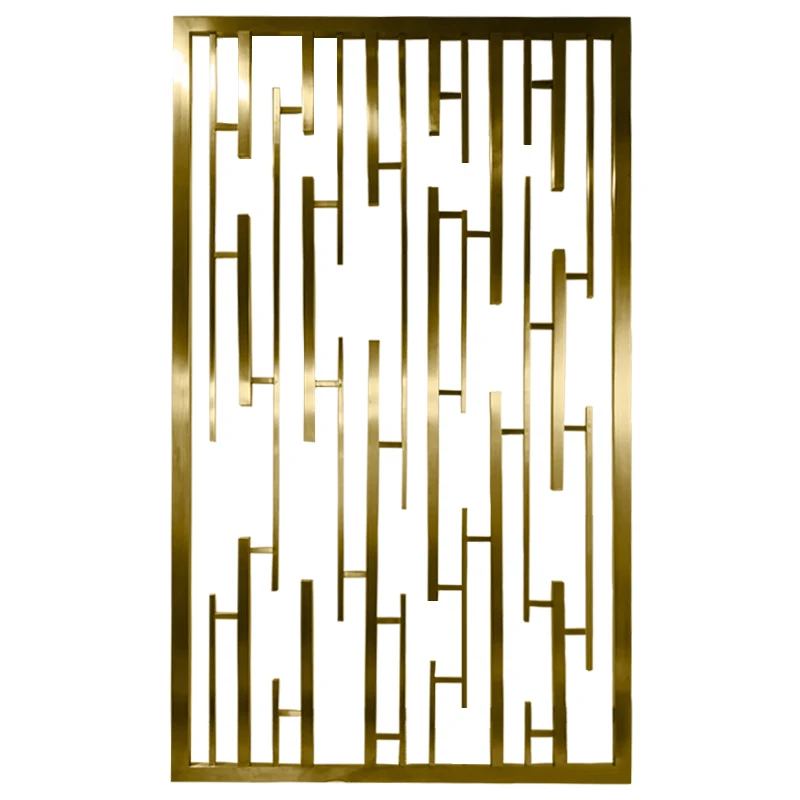 OEM ODM 201 304 316 stainless steel metal decorative wall panel paravent room divider partition screen