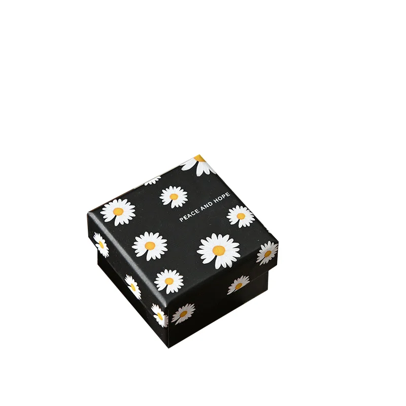 Wholesale Luxury Daisy Jewelry Packaging Box Necklace Bracelet Heaven And Earth Cover Carton