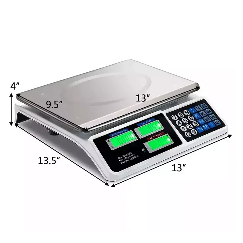 High Accuracy Digital 40kg Electronic Food Weighing Counting Scale for Supermarket Household