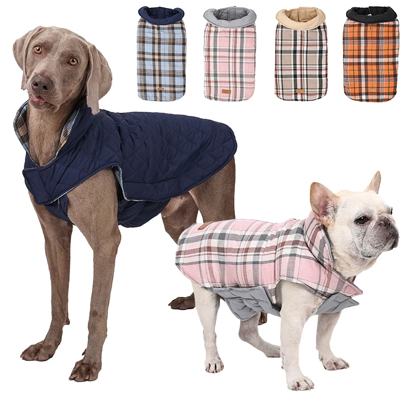 Customized Manufacturer Wholesale luxury clothes Designer Dog Coat Dog Jacket Winter French Bulldog Fashion dog jacket