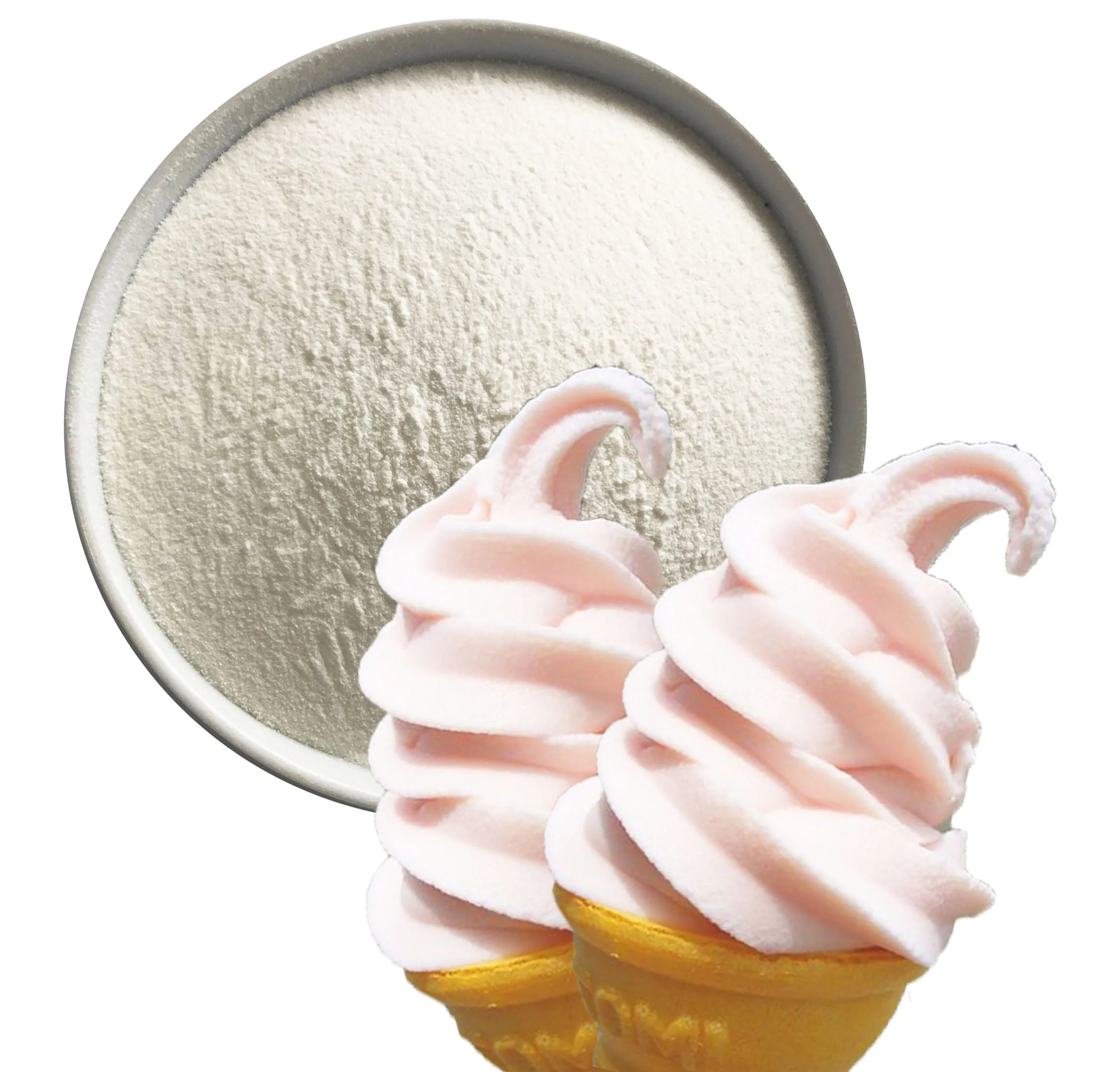 
Светло-желтый йогурт, порошок для мороженого, от собственной малайзийской фабрики 