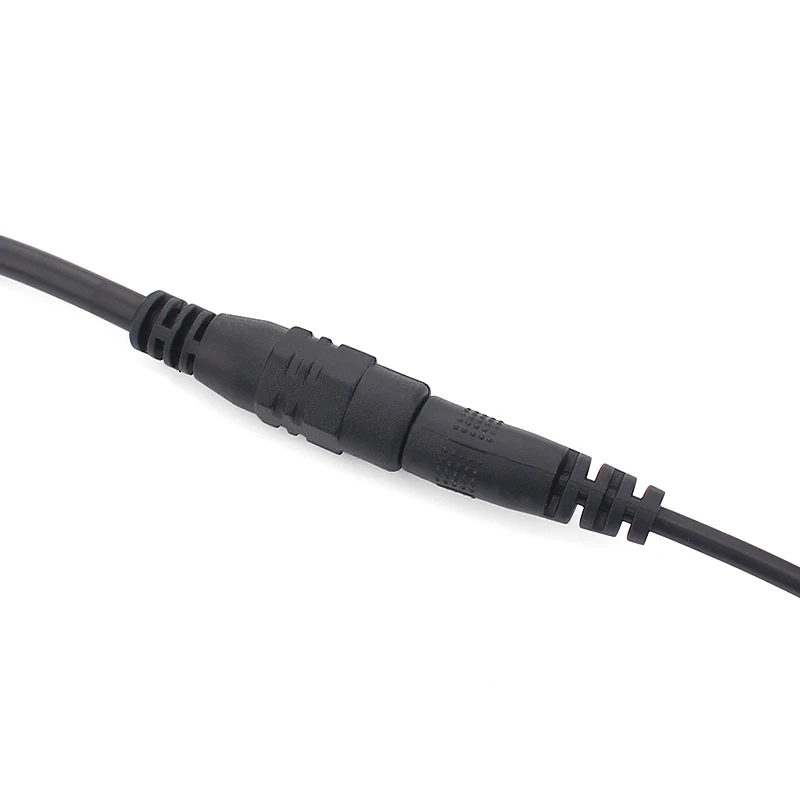 1 To 2 Way 2.1x5.5 mm / 2.5x5.5 mm 12V Female To Male DC Power Cable DC Splitter Cable 1 To 2