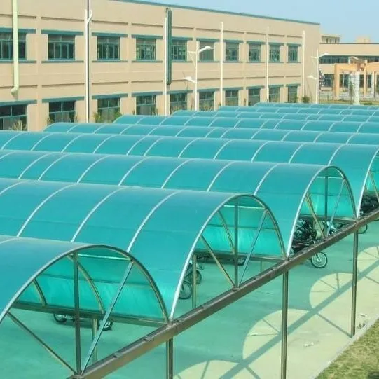 Manufacturer 6mm 7mm 8mm plastic sunroof solid polycarbonate sheets for car parking sheds