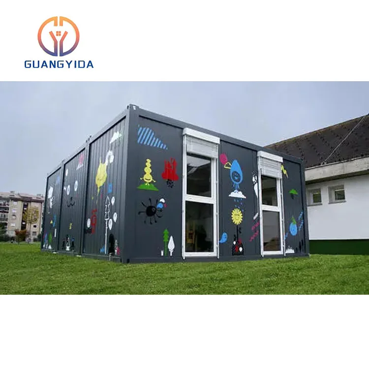 Prefabricated Cheap Ready Made 1 Bedroom Mobile Homes Collapsible Mini Storage Container Tiny Home House