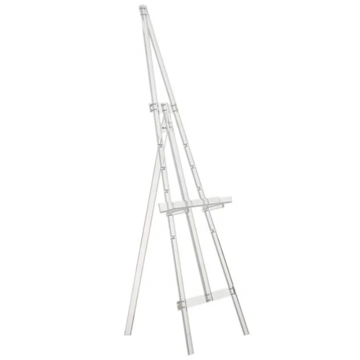 VONVIK Clear Adjustable Acrylic Easel Stand For Wedding Paintings Poster Display Tripod Easel