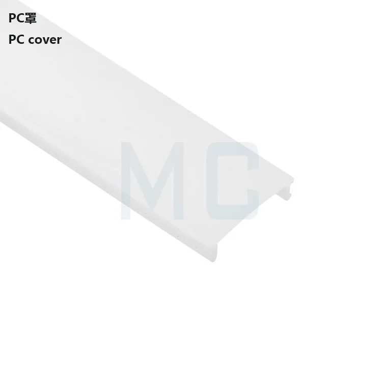 23*10 mm Surface Led Aluminum Extrusion With Diffused Cover led aluminum housing  aluminum profile for led strips