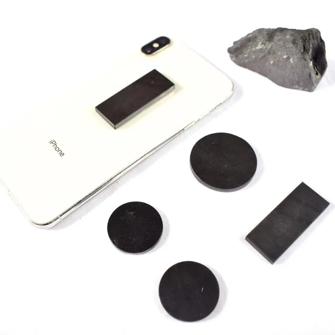 Russian Sub-Graphite Creative Engraving Diagram Energy Stone Jewelry Electronic Jewelry Shungit