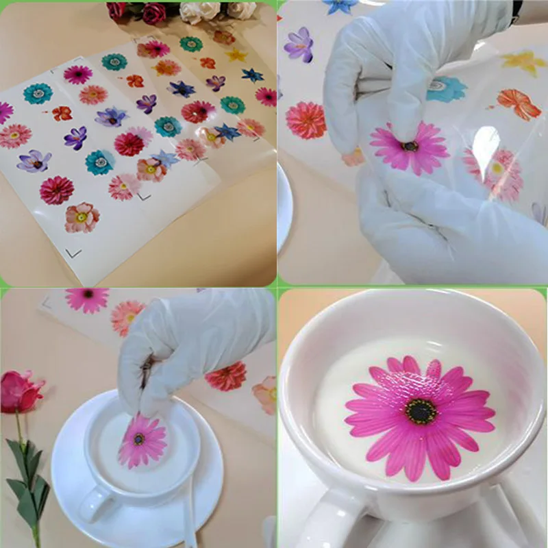 Custom Logo Edible Drink Candy Sheet Milk Tea Beer Wedding Film Topper for Ink Foods Printer Cake Tools